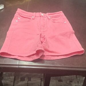 Judy Blue Vibrant Pink Jean Shorts